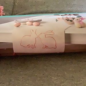 Easter Table Runner 100%  Cotton